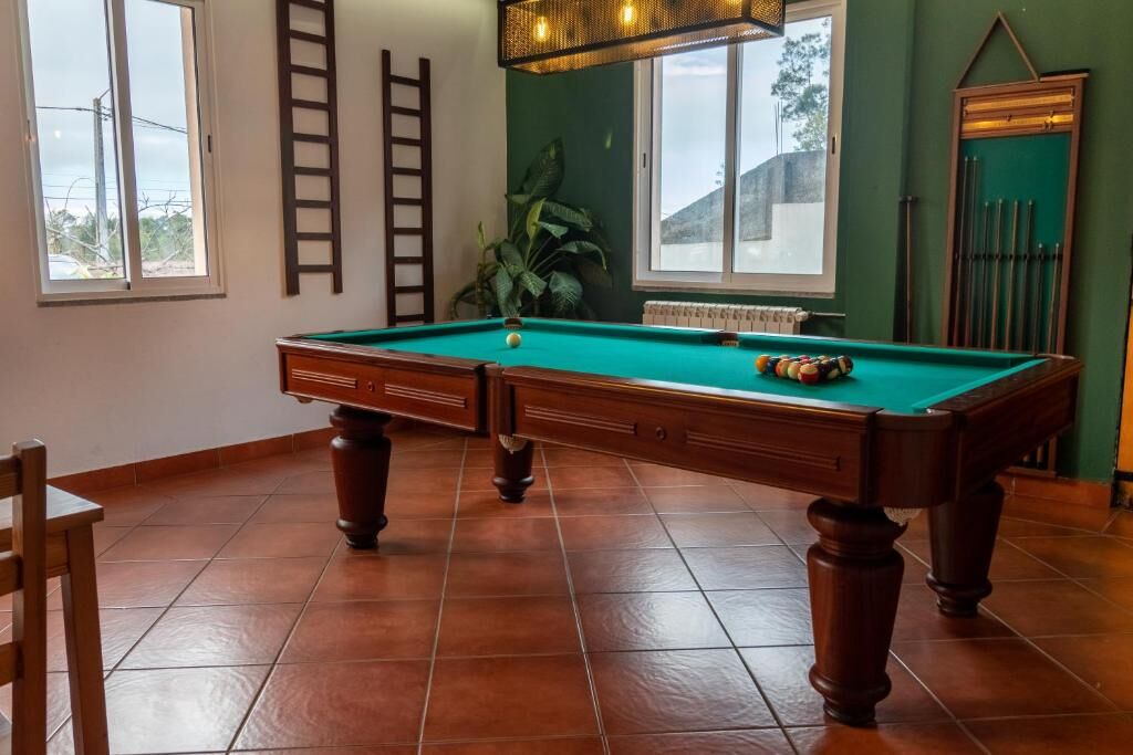 Pool table in the games room